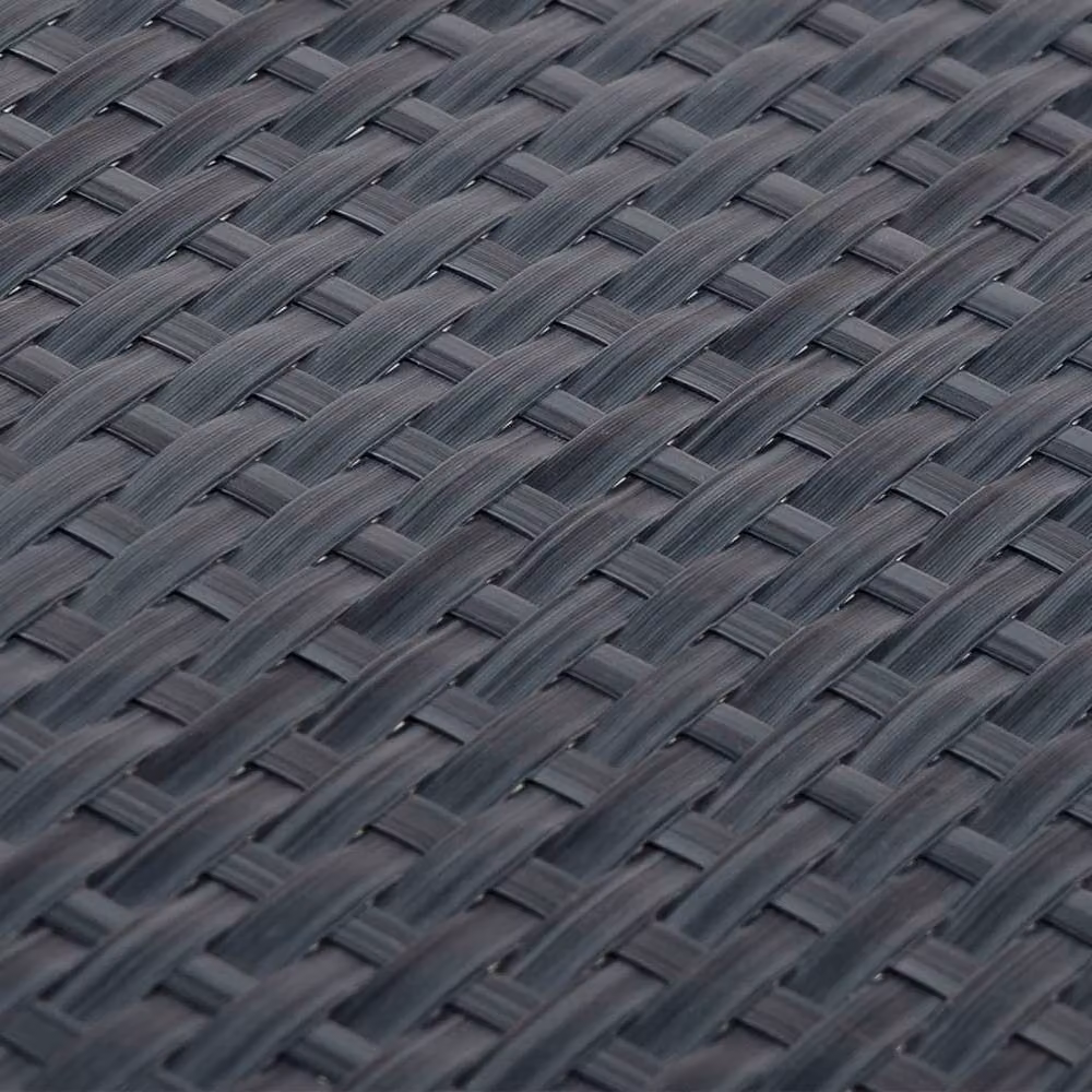 Berkfield Home Anthracite Poly Rattan Balcony Screen, W: 300 cm, H: 90 cm – 5