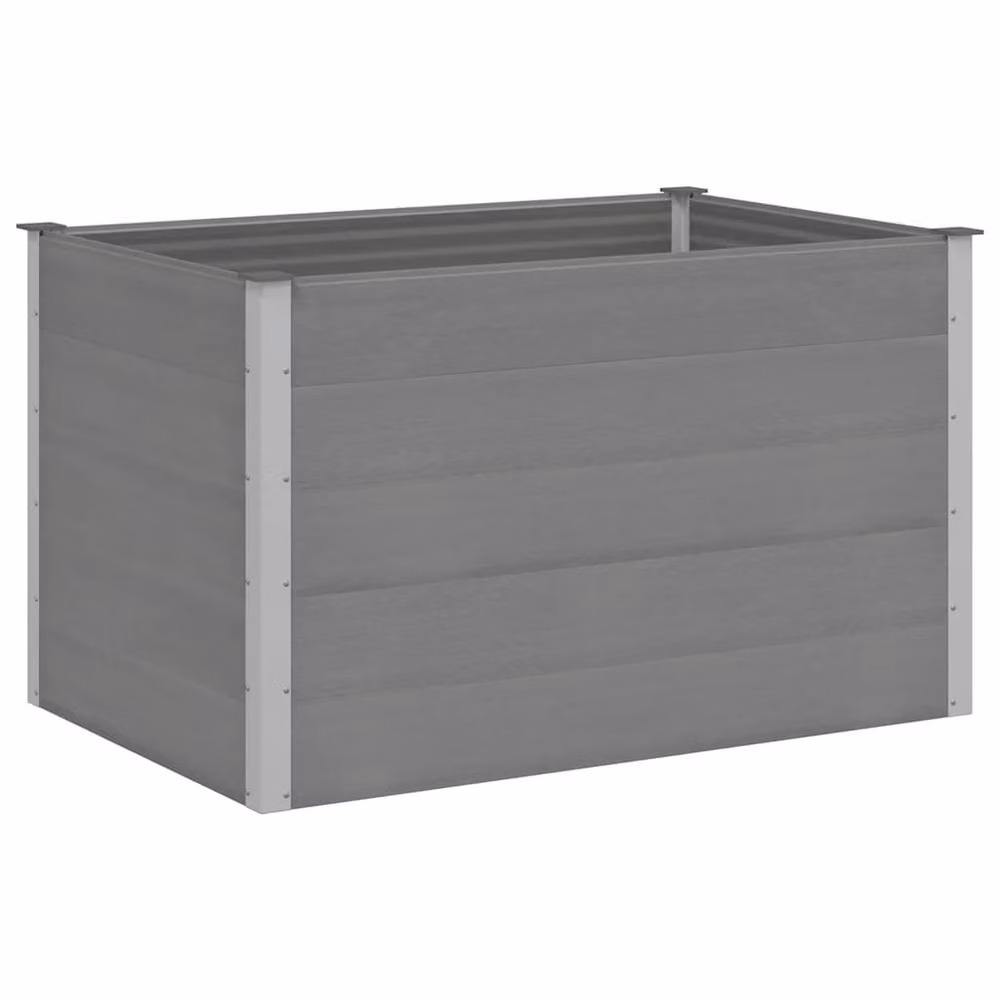 Berkfield Home Garden Grey WPC Raised Bed W/D/H: 150 x 100 x 91 cm – 2