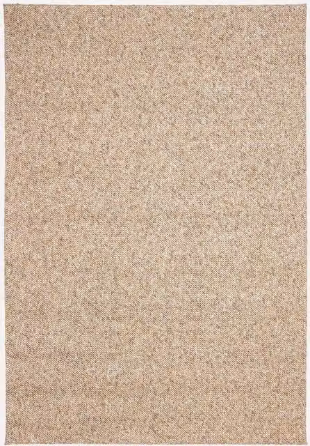 sweeek Caramel Mottled Effect Loop Pile Rug in Beige, W/D: 120 x 170 cm