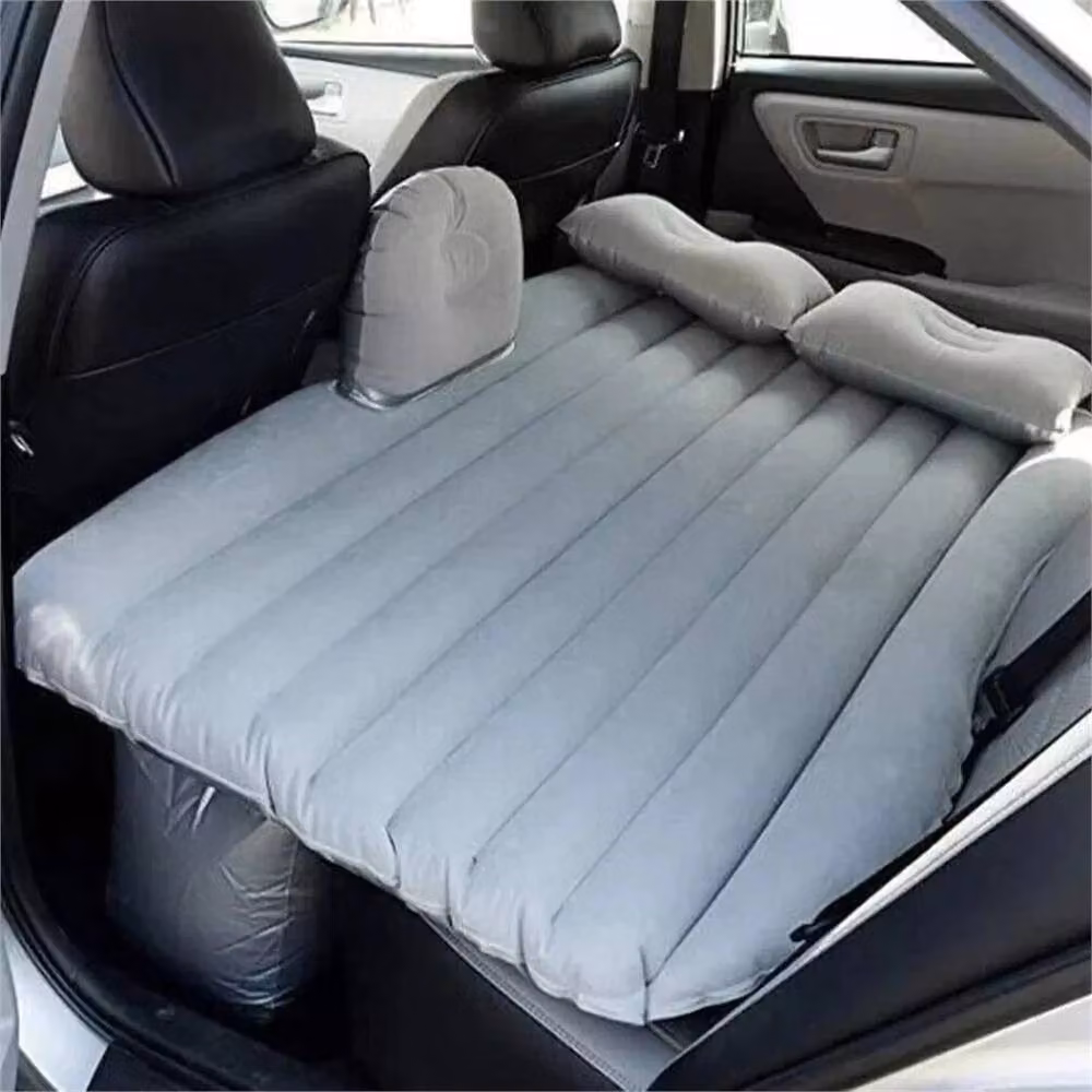 Nordara Inflatable Car Air Bed and Foldable Camping Mattress Seat Rest in Grey – 3