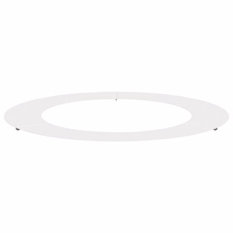 Berkfield Home Large White Lightweight Plastic Planter Pot