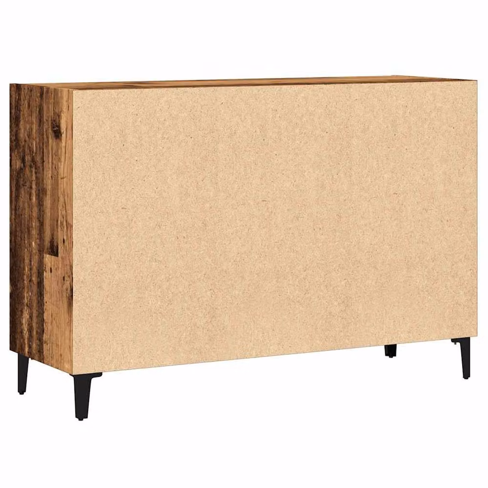 Berkfield Home Industrial Sideboard in Brown Old Wood, W/D/H: 103.5 x 35 x 70 cm – 5