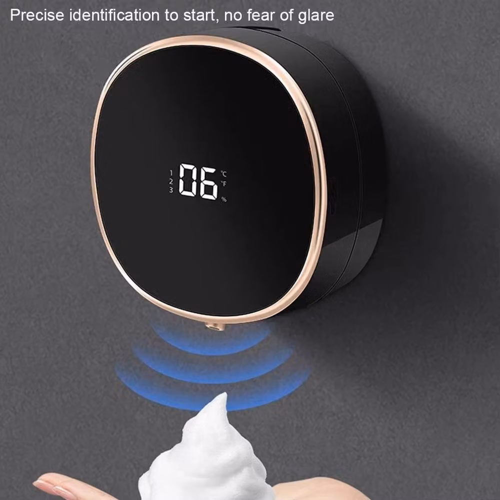 NESTLUNE Automatic Touchless Foaming Soap Dispenser in Black – 3