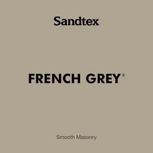 Sandtex Ultra Smooth Masonry Paint, French Grey, 5 l – 2