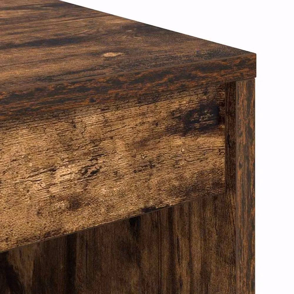 Berkfield Home Modern Writing Desk in Smoked Oak Brown, W/D/H: 60 x 50 x 76 cm – 5