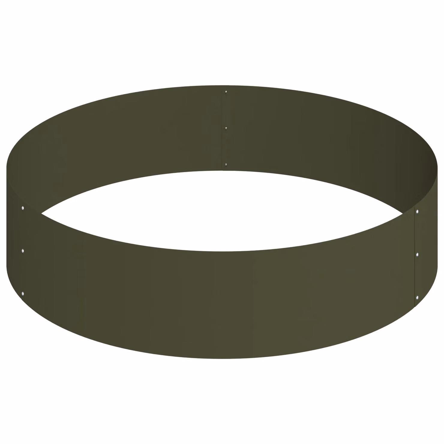 Berkfield Home Modular Steel Planter Tub in Olive Green, 90 cm – 5