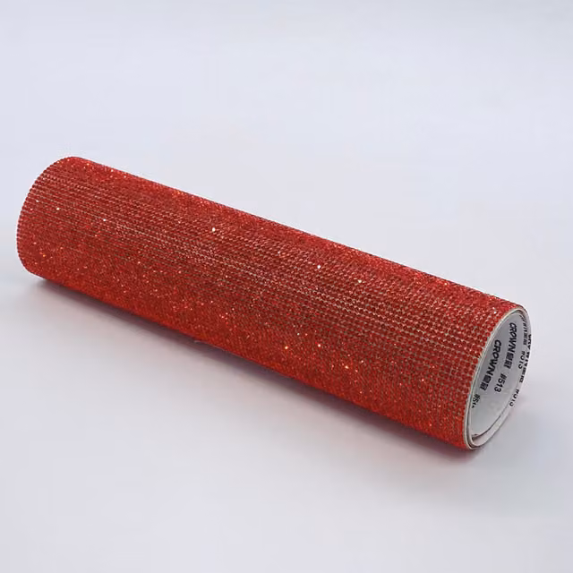 Syntego Red Self Adhesive Rhinestone Sheet