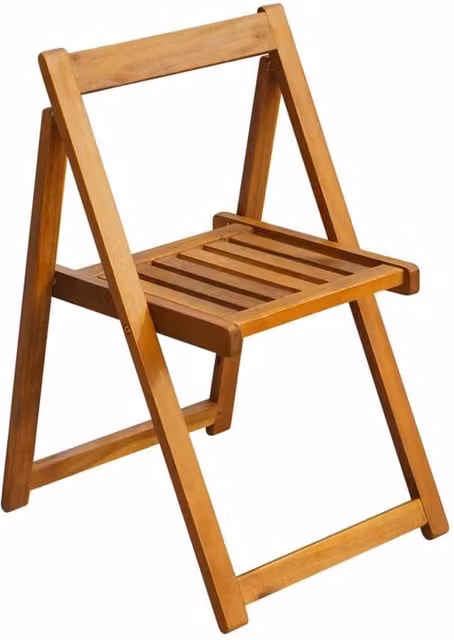 Berkfield Home Set of 2 Folding Garden Chairs in Brown Solid Acacia Wood – 1