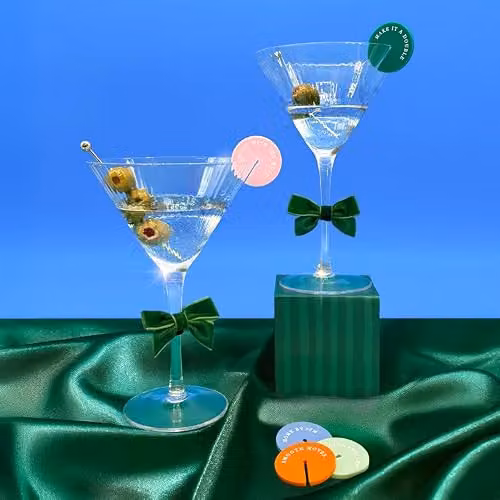 Portico Designs Ltd Art of Hosting Martini Cocktail Gift Set in Gold and Multicolour – 2