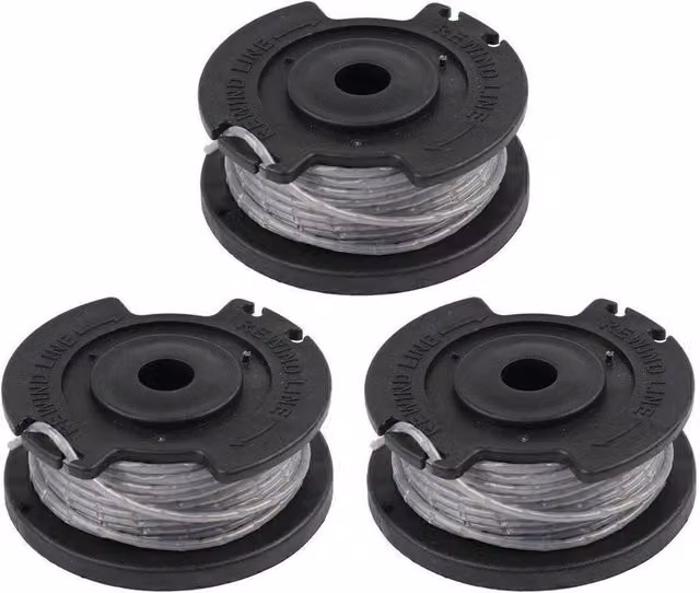 FLAVORA 3-Piece Bosch Trimmer Spool Line Replacement in Black