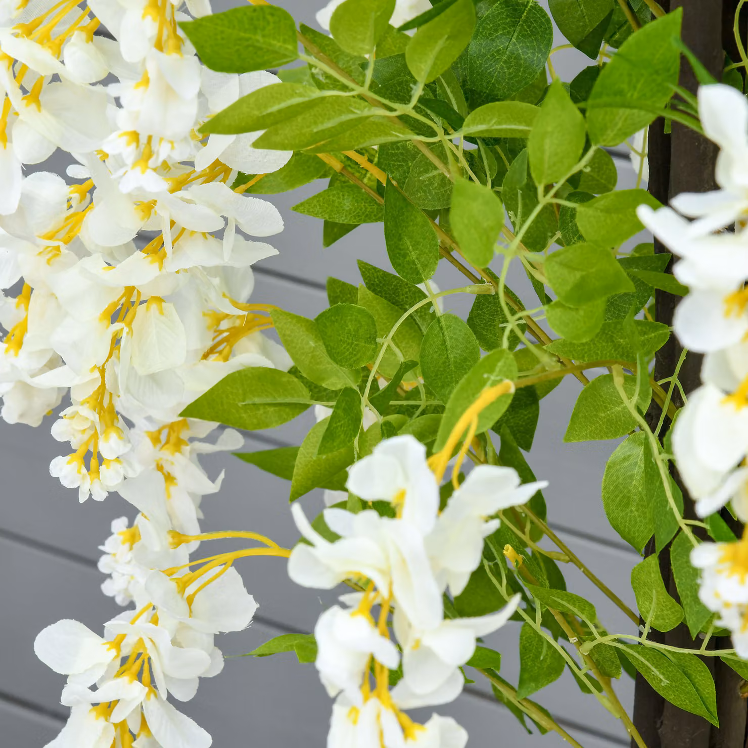 HOMCOM White Artificial Wisteria Tree with Nursery Pot for Indoor and Outdoor Decoration, Height: 160 cm – 5