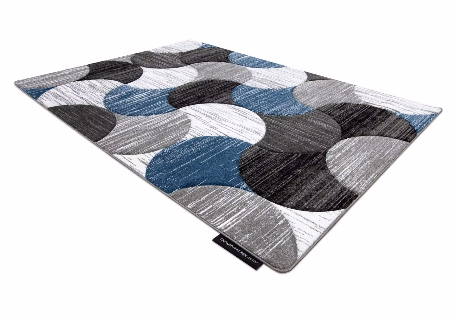 RugsX Alter Geometric Blue Rectangular Rug, W: 160 cm, L: 220 cm – 4