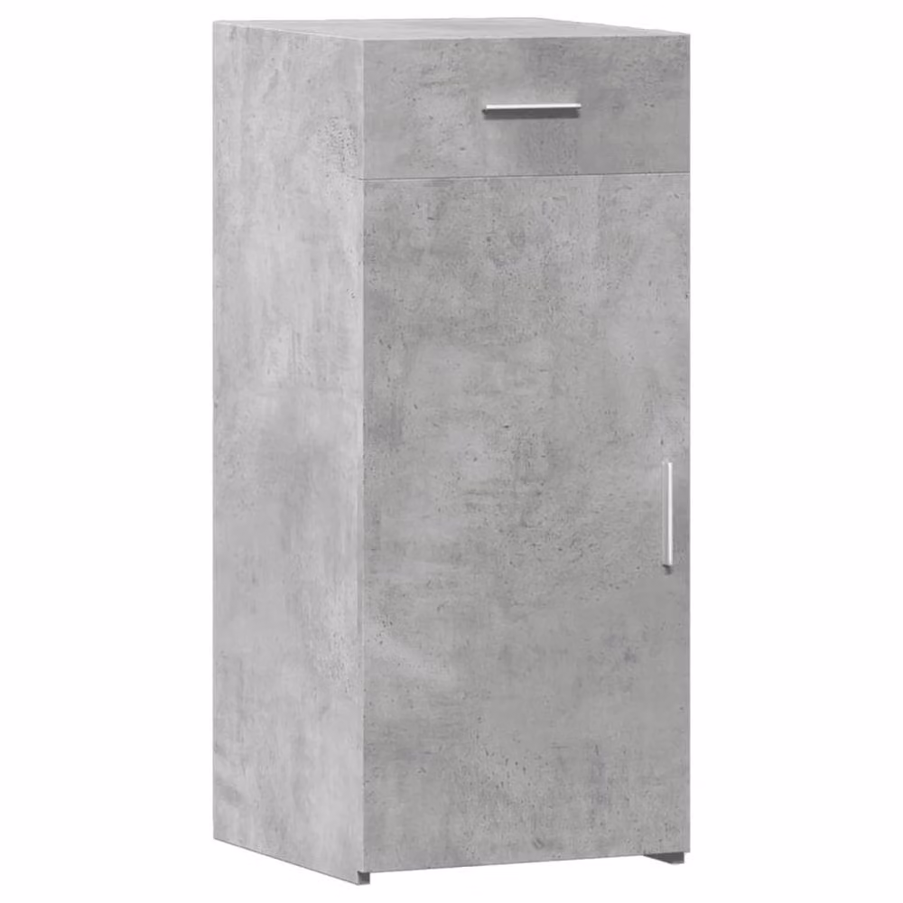 Berkfield Home Sideboard in Concrete Grey, W/D/H: 40 x 42.5 x 93 cm – 2