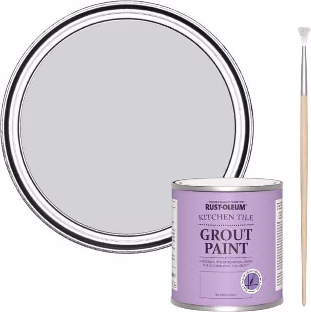 Rust-Oleum Kitchen Grout Paint in Lilac Rhapsody, Purple, 250 ml