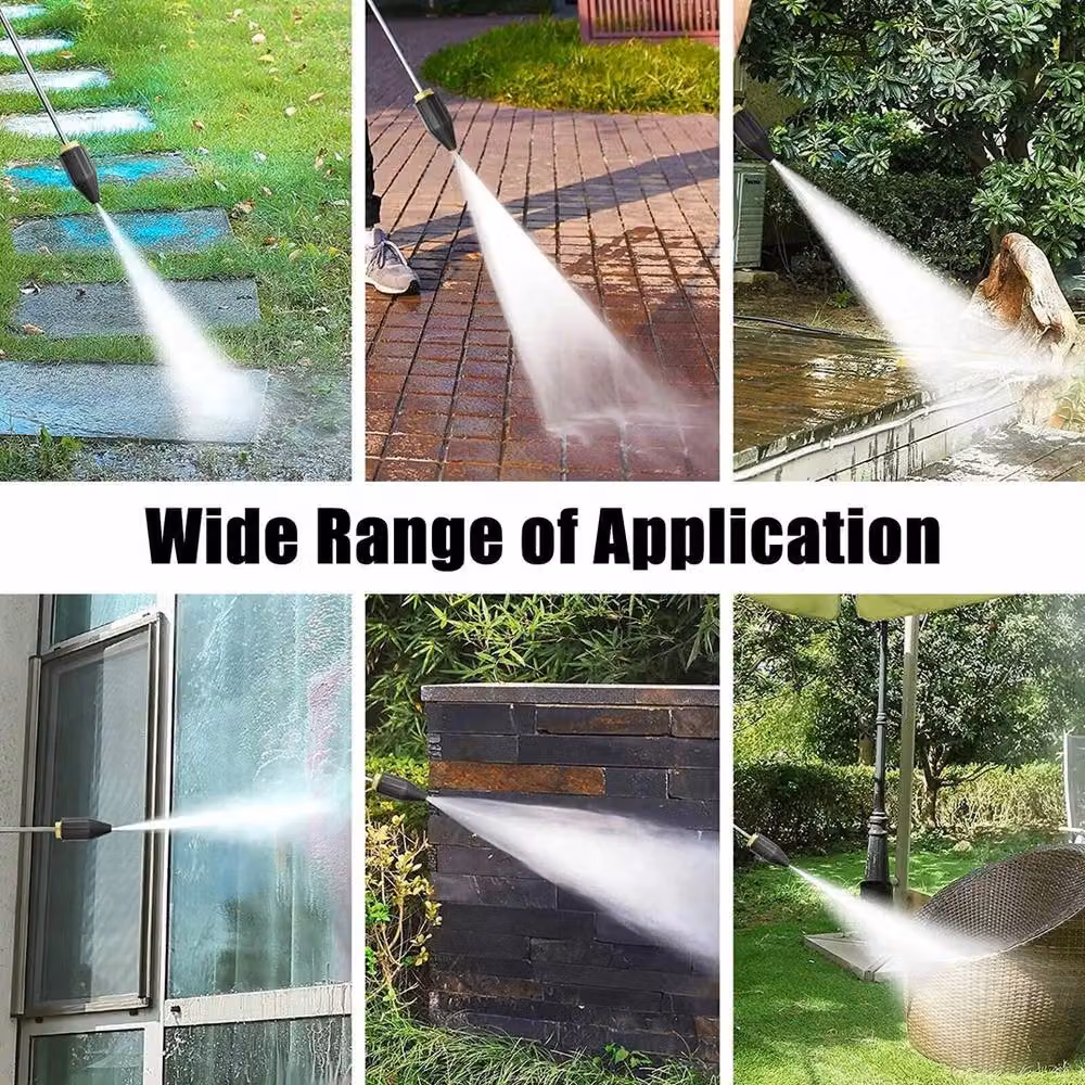 SPETLEK 4000 PSI High Pressure Washer Extension Rod Lance in Silver, Length: 0.6 m – 2