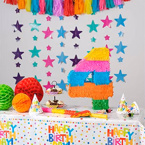Fax Potato Number 4 Pop-Out Piñata, Multicolour, W: 35 cm, D: 7.5 cm, H: 50 cm – 3