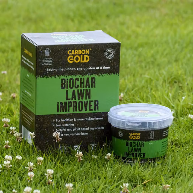 Carbon Gold Biochar Lawn Improver, 1 l, Brown