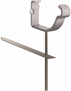 Lindab Majestic Steel Gutter Rise and Fall Bracket, 150mm, Silver Galvanised Steel