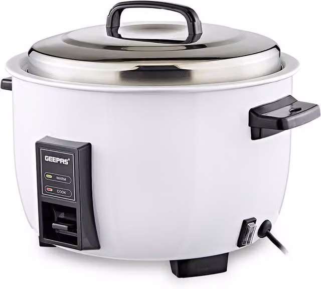 Geepas Commercial Rice Cooker, 4.2L, 1600W, White – 1