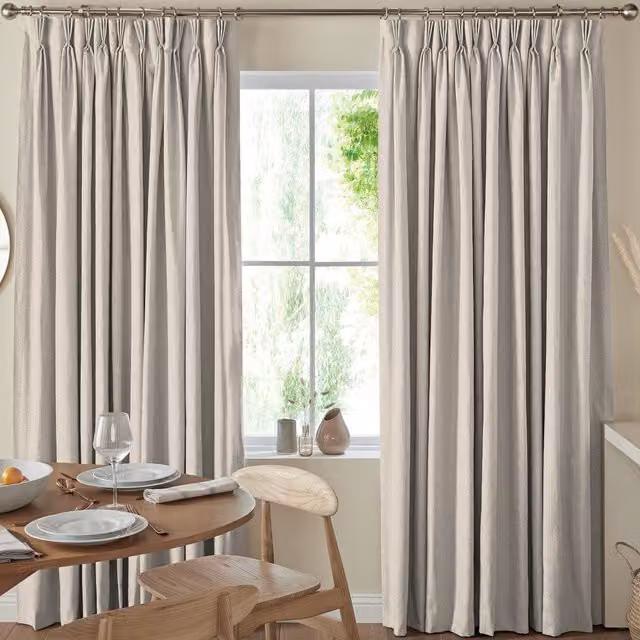 Simply Collection Blackout Fabric Panel Curtain in Beige