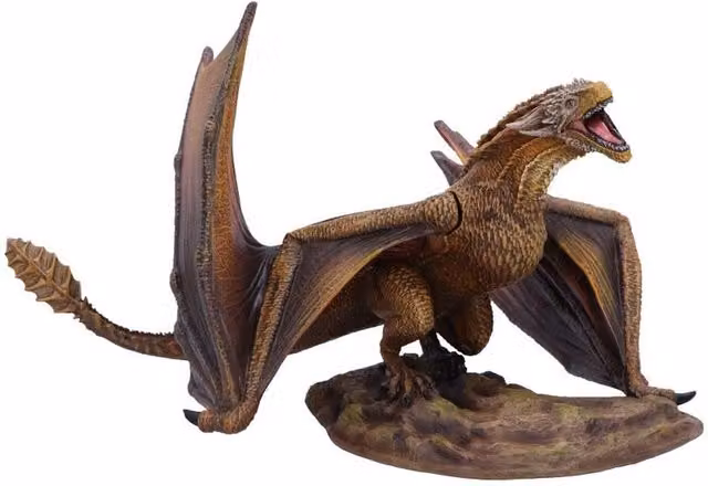 Nemesis Now Game of Thrones Viserion Large Dragon Figurine, Brown, Height: 31.5 cm
