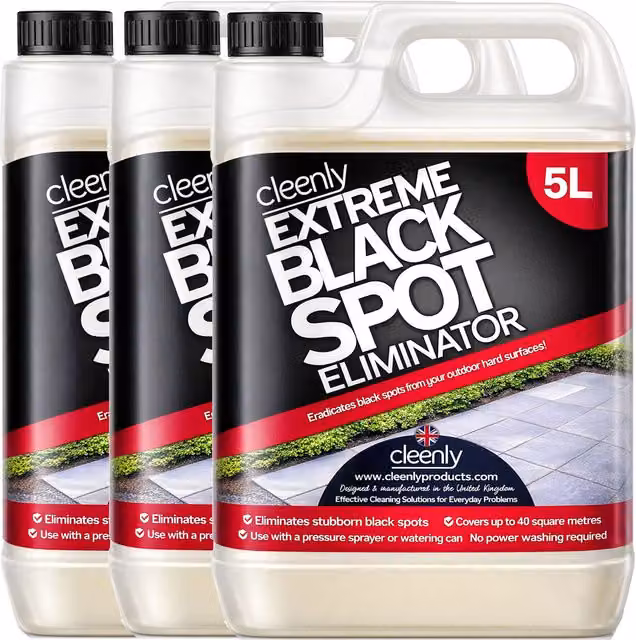 Cleenly Black Spot Destroyer for Patio and Stone Driveways, 15 l