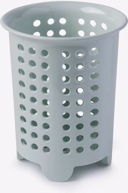 Zeal Melamine Cutlery Drainer and Utensil Pot in Green, W/D/H: 14 x 14 x 17 cm – 1