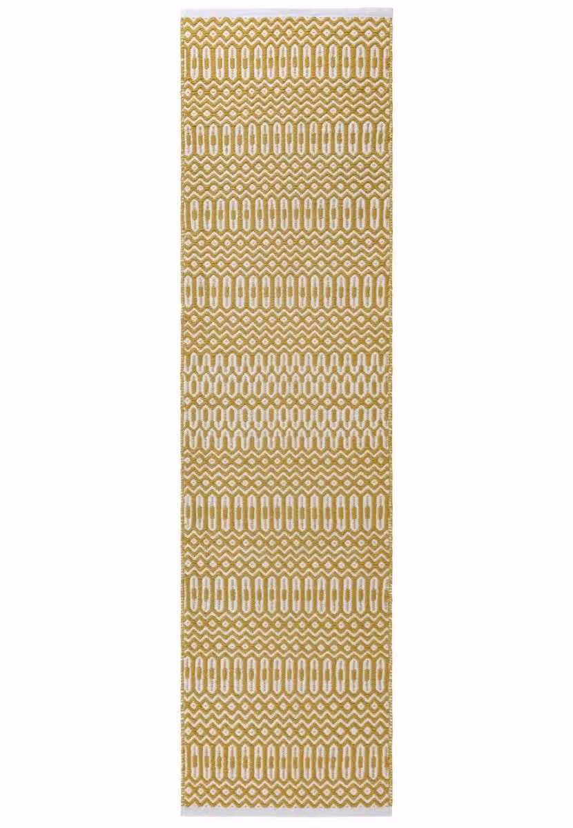 The Rug Shop UK Yellow Modern Geometric Handmade Polyester Area Rug, W: 200 cm, D: 290 cm – 3