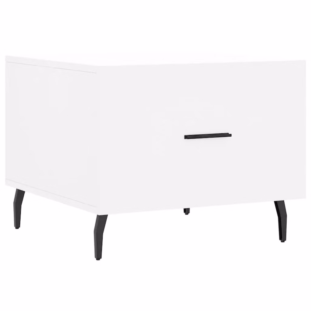 Berkfield Home Modern White Square Coffee Table W/D/H: 50 x 50 x 40 cm – 2