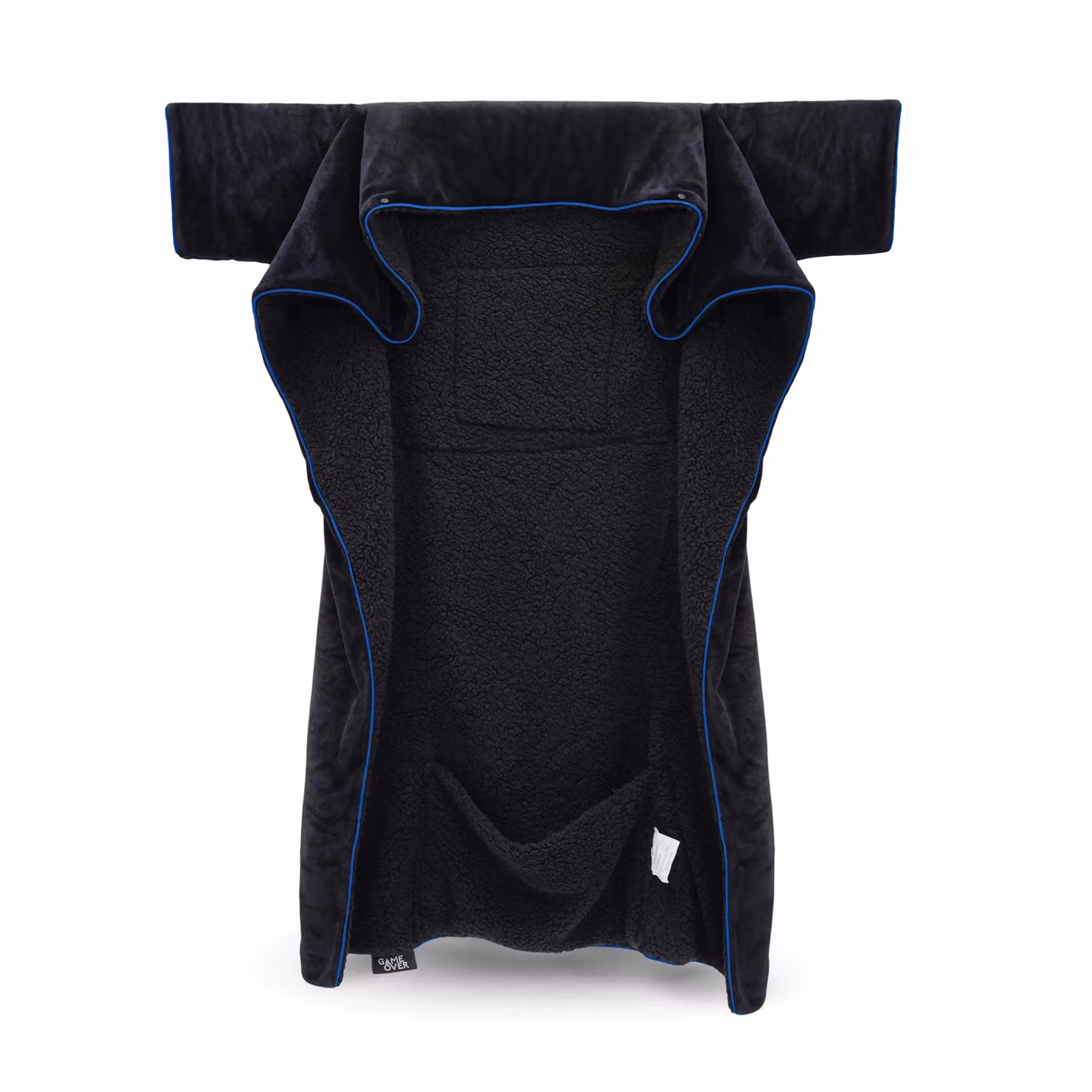 Game Over Store Soul Reaper Black Fleece Gaming Blanket with Sleeves for Adults