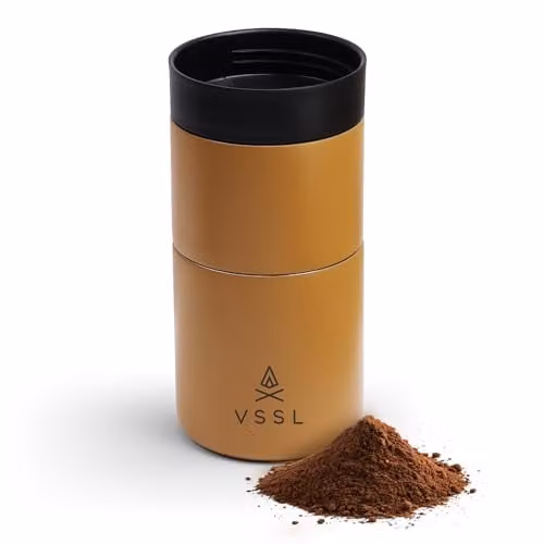VSSL Nest Pour Over Coffee Set in Sand with 10 oz Double Walled Mug