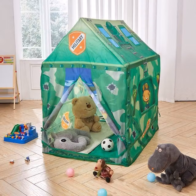 Komore Green Textile Portable Kids Play Tent