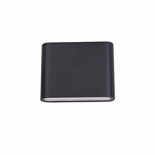 Italux Netlighting Modern LED Outdoor Wall Lamp, Black, Warm White 3000K, 360lm, IP44 – 2