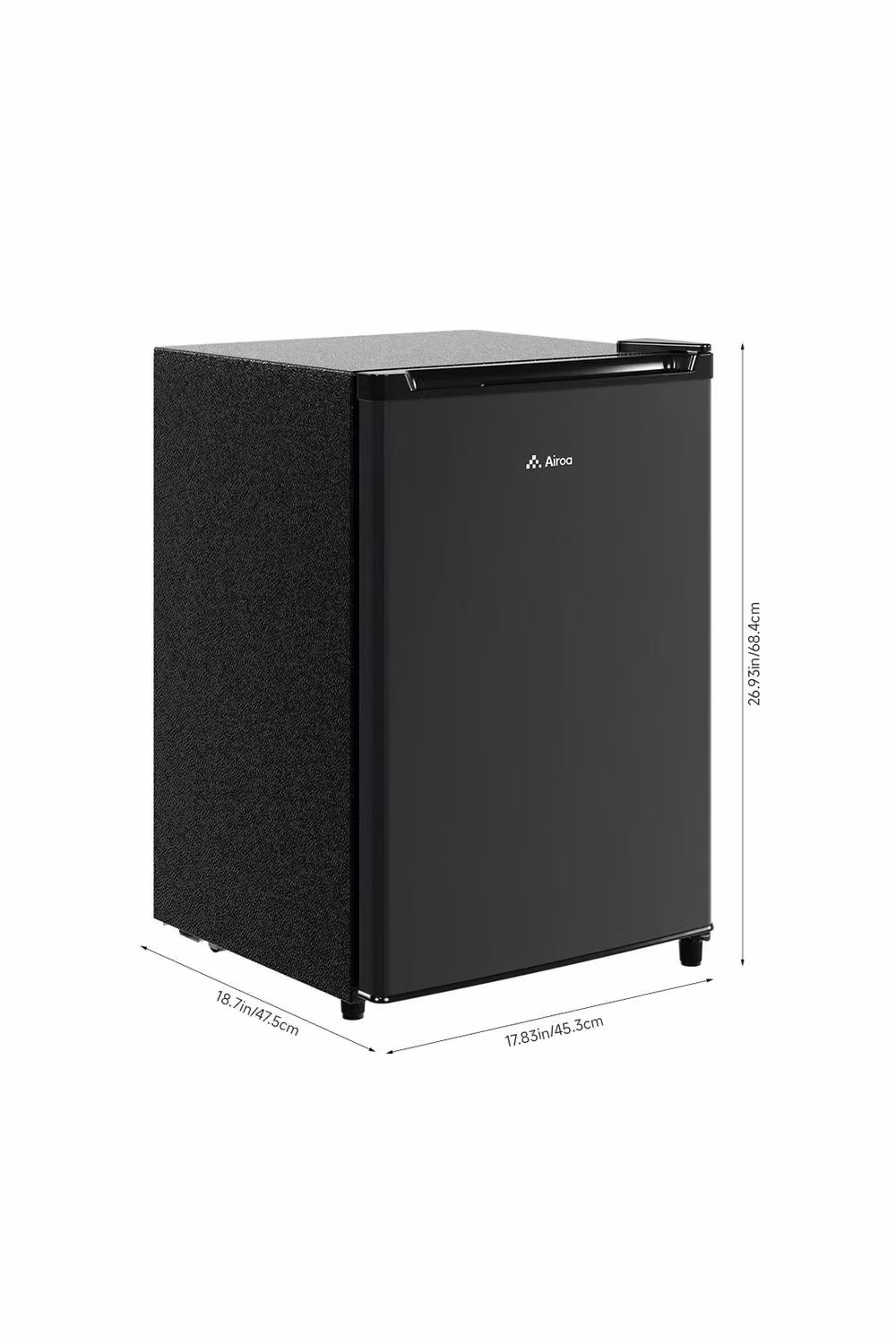 Living and Home 46L Freestanding Upright Freezer in Black – 6