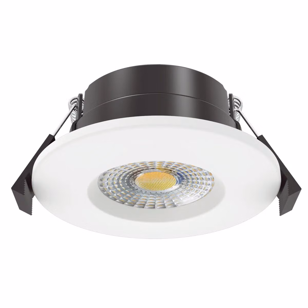 ENER-J 7W Dimmable and CCT Changeable LED Fire Proof Recessed Downlight, IP65, White, Pack of 2, Diameter: 25 cm, Height: 19 cm – 4