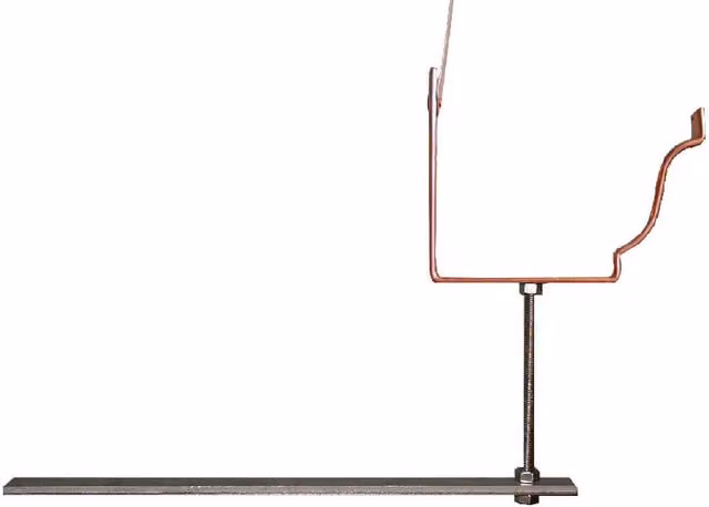Coppa Gutta Copper Ogee Gutter Rise and Fall Bracket, 125mm