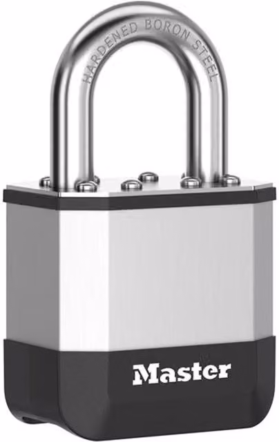 Master Lock Elite Laminated Steel Padlock 45mm in Silver