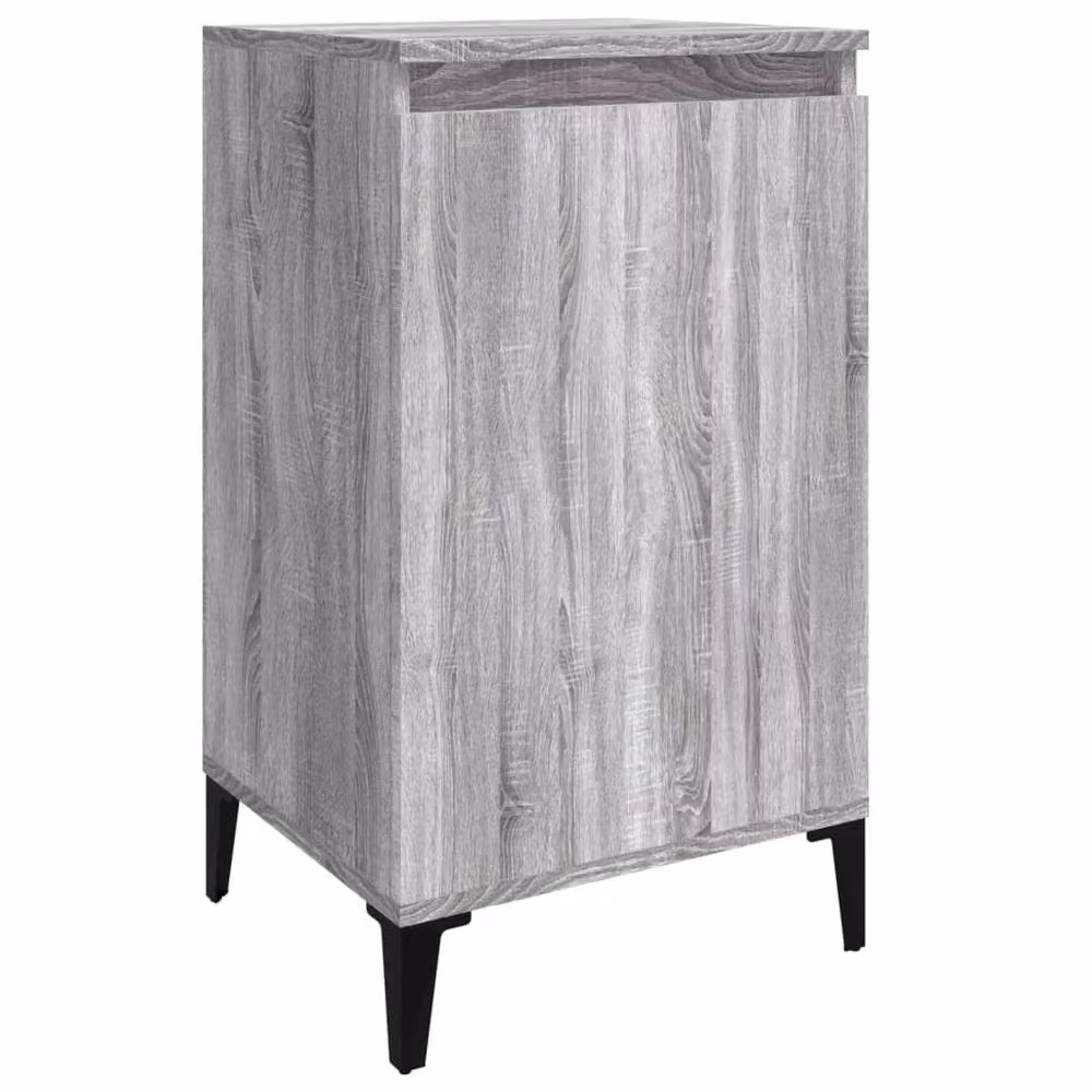 Berkfield Home Modern Bedside Cabinet in Grey Sonoma, W/D/H: 40 x 35 x 70 cm – 2