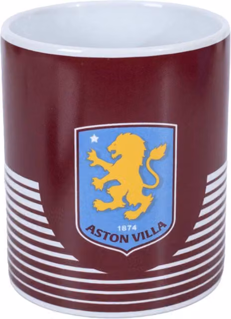 Aston Villa FC Ceramic Mug in Red and Yellow – 1