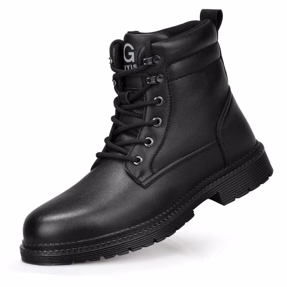 SAFETY BRANDS Men's Lightweight Water Resistant Steel Toe Cap Safety Boots in Black, Size 12 UK – 3