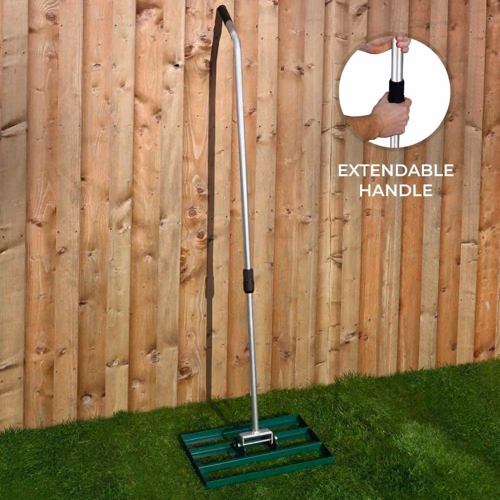 T-Mech Manual Lawn Leveller in Green, 50cm – 2