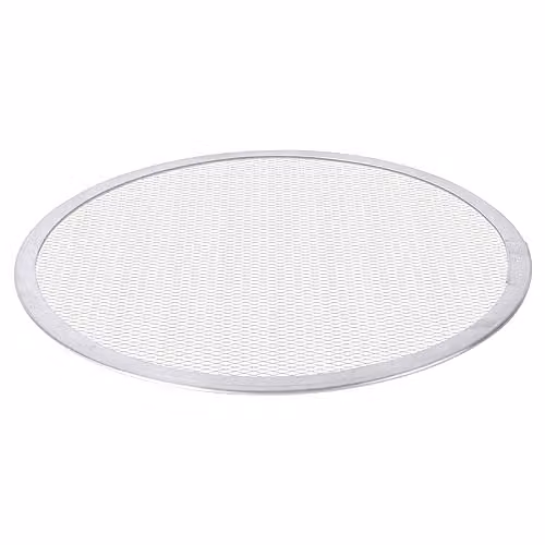 Argon Tableware Non-Stick Aluminium Mesh Pizza Tray, Silver, Diameter: 31 cm – 1