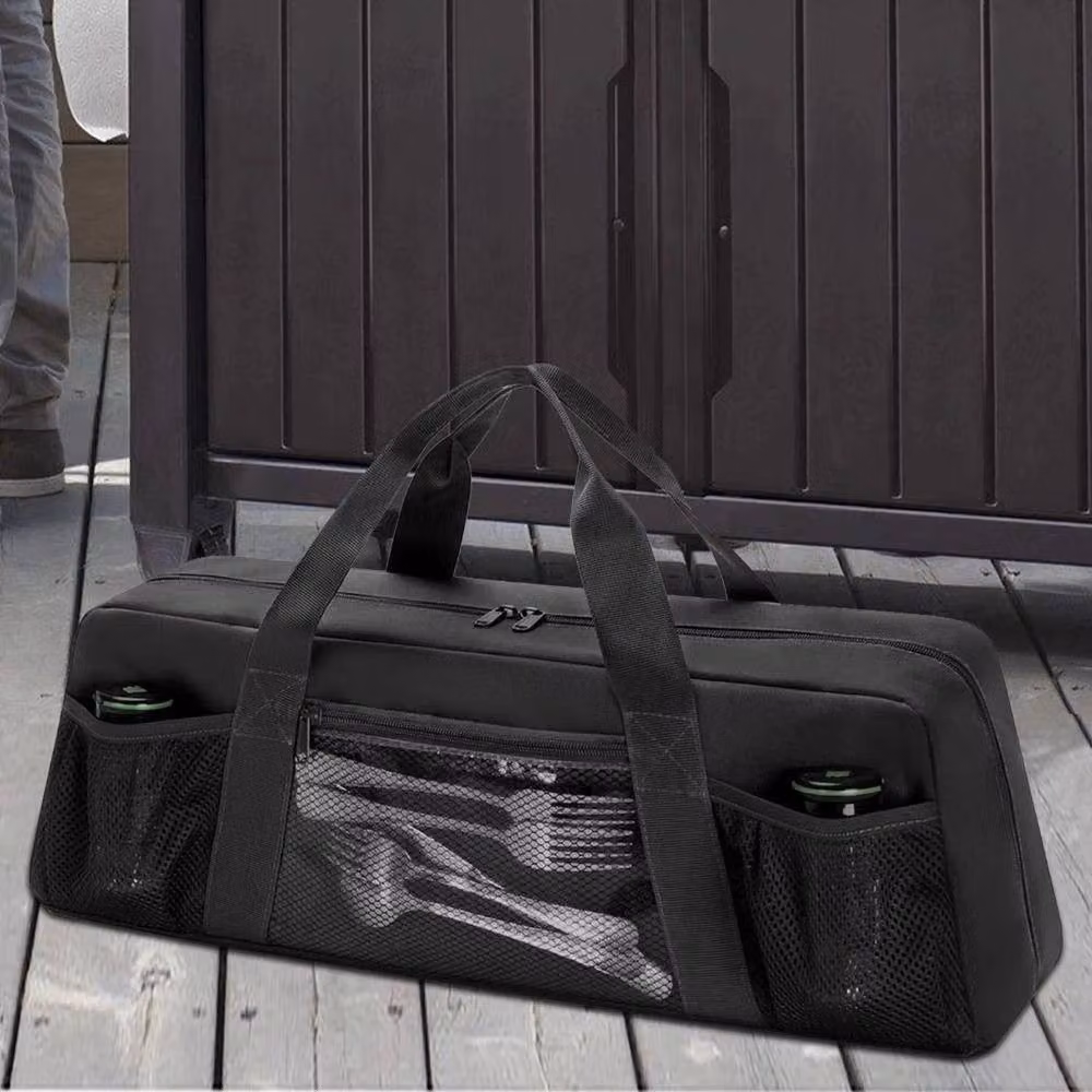 KORVIXA Portable BBQ Tool Storage Organizer Bag in Black – 3