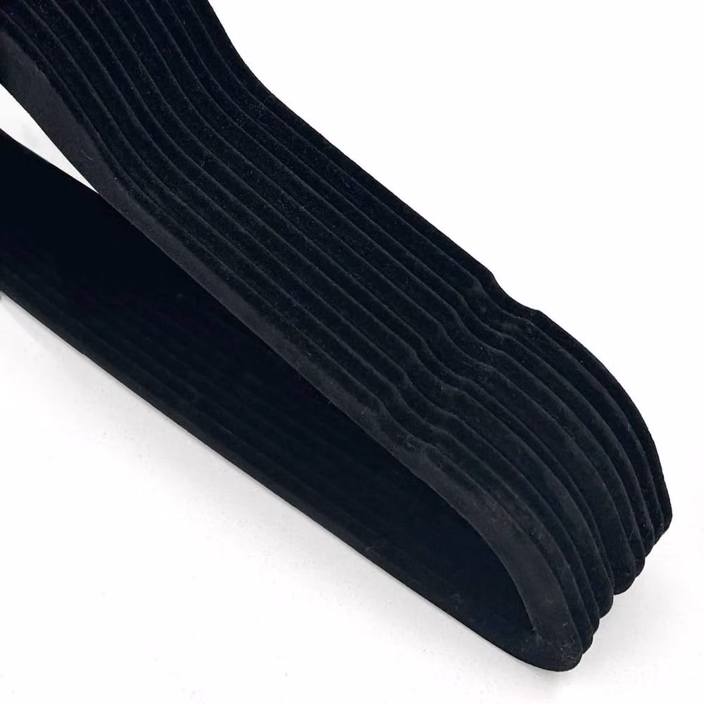 NESTLUNE 50-Piece Non-Slip Velvet Flocked Clothes Hangers in Black – 2