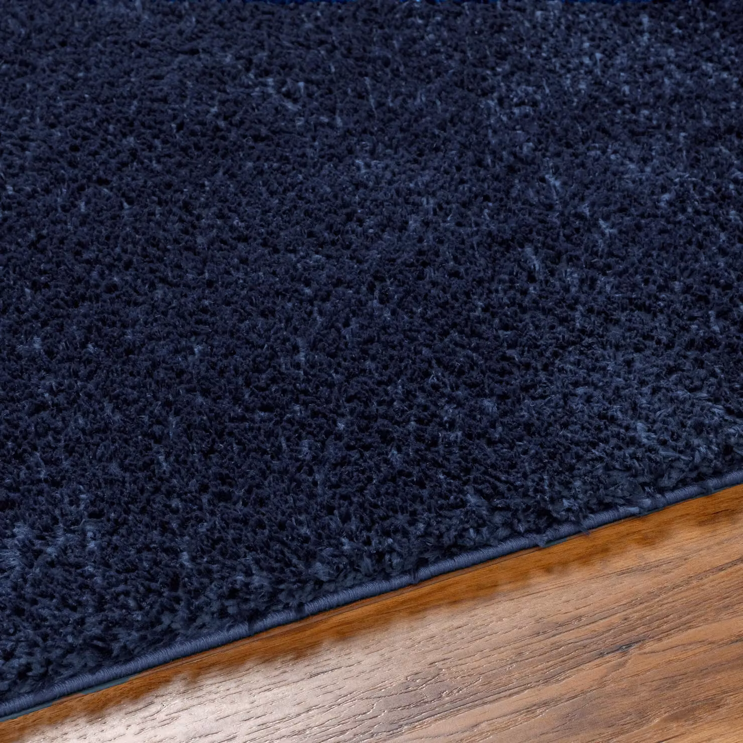 Livabliss Cloudy Shag Soft Plush Pile Round Living Rug in Blue, Diameter: 120 cm – 3