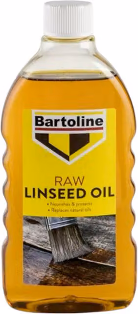 Bartoline Natural Water Repellent Raw Linseed Oil, 500 ml – 1