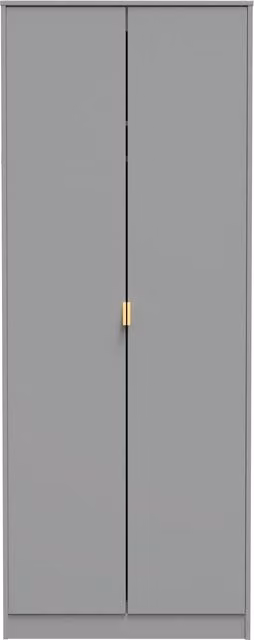 Ready Assembled 2 U Tamworth 2 Door Wardrobe in Dark Grey