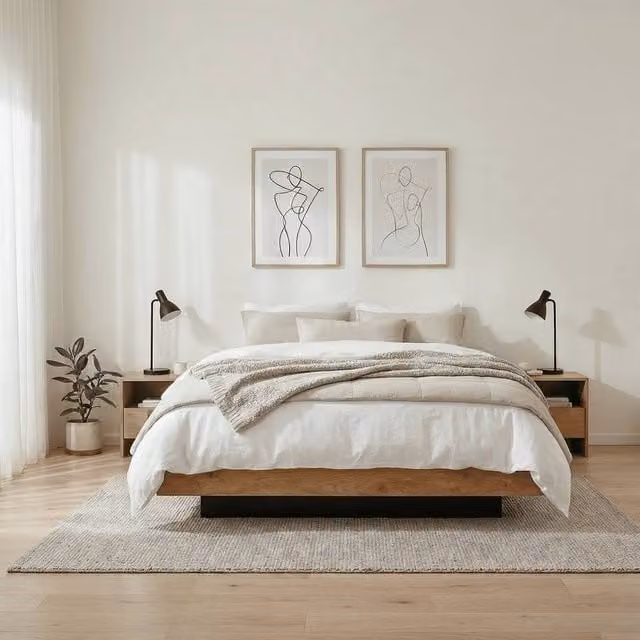 Nöa and Nani Koping Kingsize Gas Lift Ottoman Bed with Storage in Brown Natural Pine