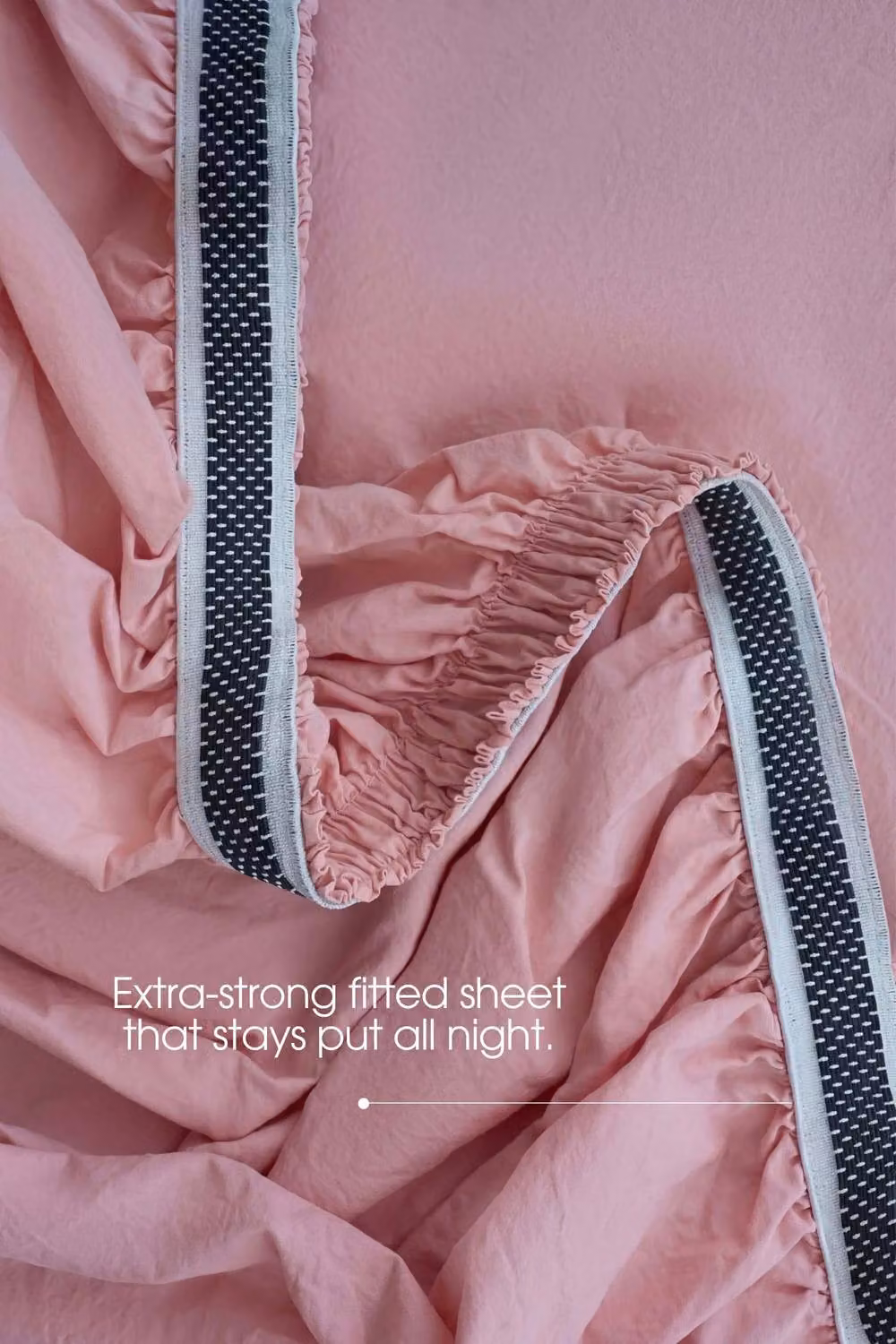 Bedable King Size 100% Cotton Percale Bedding Bundle in Pink, including Duvet Cover Set, Fitted Sheet, Duvet and 2 Pillows – 3