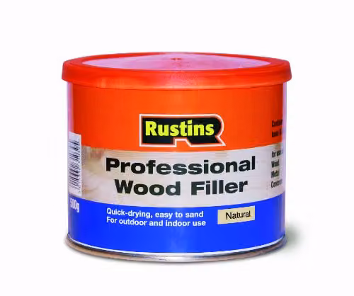Rustins Professional Wood Filler in Beige and Brown, 250 g
